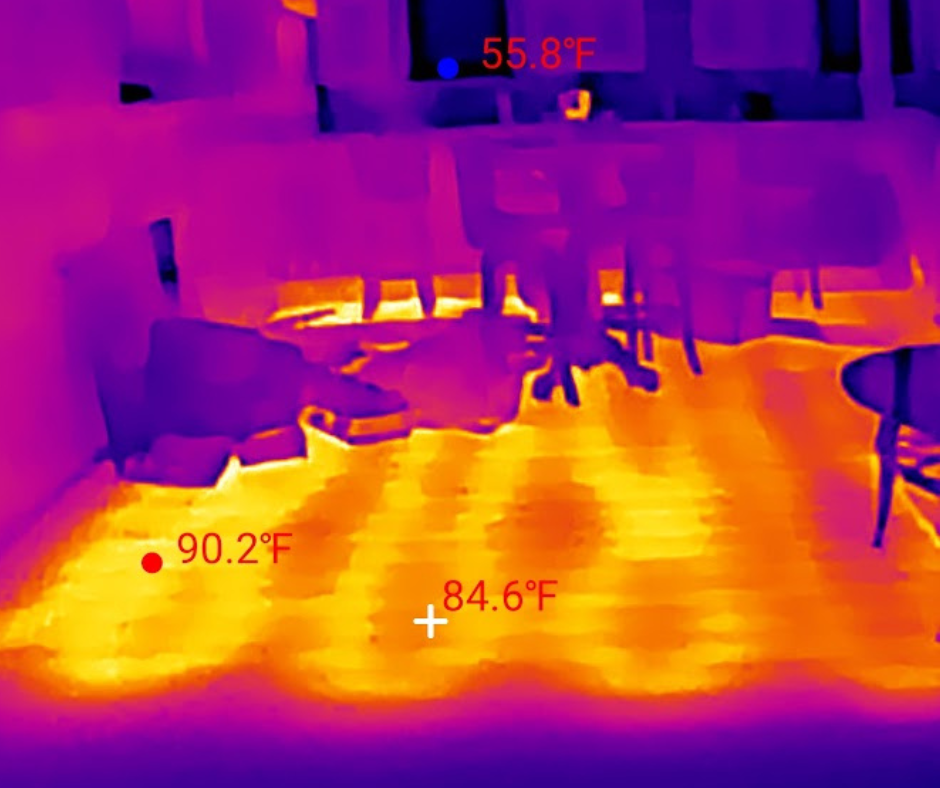thermal imaging home inspection photo Charlevoix MI