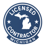 Licenced contractor Michigan badge Licensed Michigan contractor
