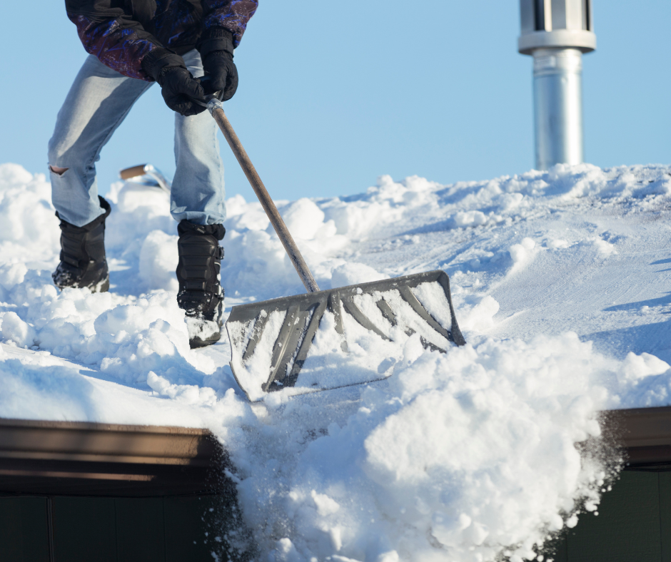 Roof snow removal - Harbor Springs MI
